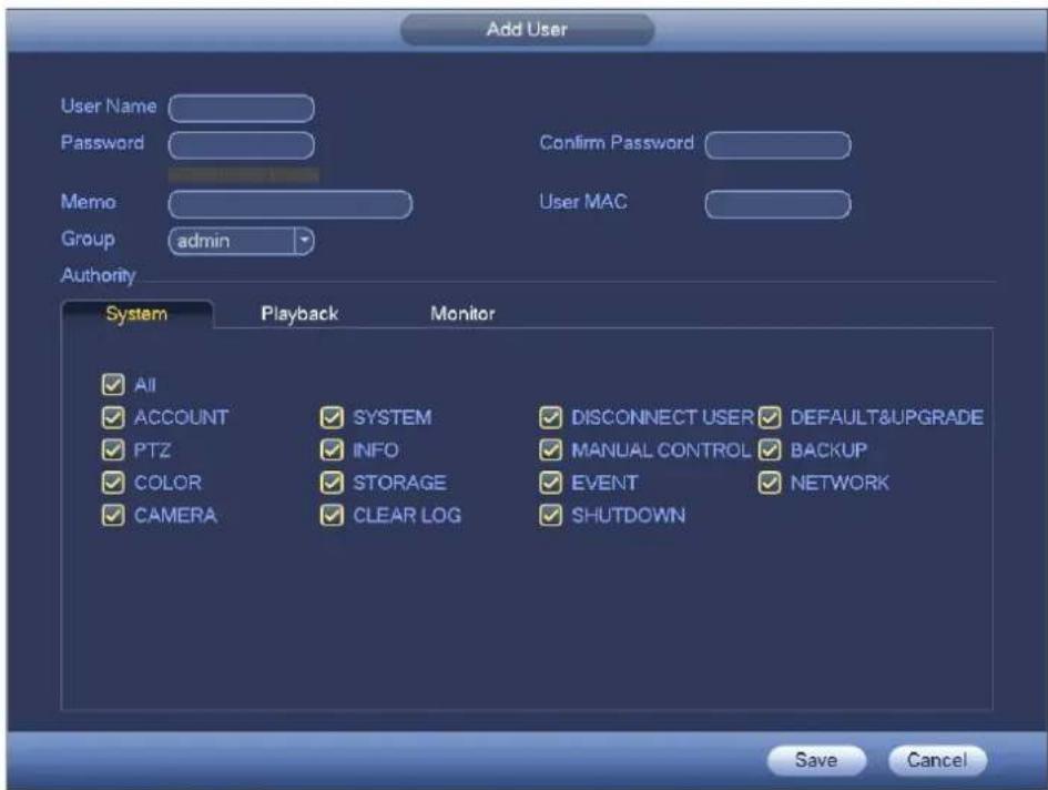 Holis HOLHD16002 - Add User - 1