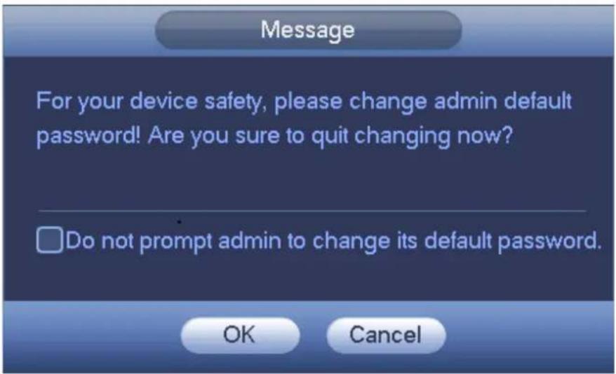 Holis HOLHD16002 - For your own safety, please change your administrator default password after your first login. - 2