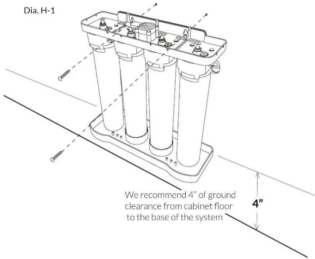 Aquasure AS-PR75A - STEP 5. Mounting or Placement of the System - 3