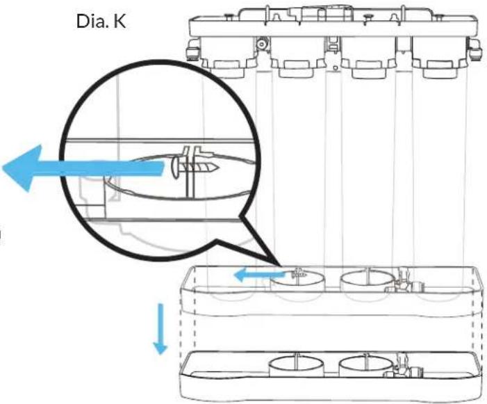 Aquasure AS-PR75A - Removing the FLOWLOK™ Tray - 1