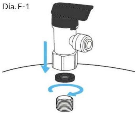 Aquasure AS-PR100P - STEP 3. Tank Ball Valve Installation (See Diagram F-1) - 1