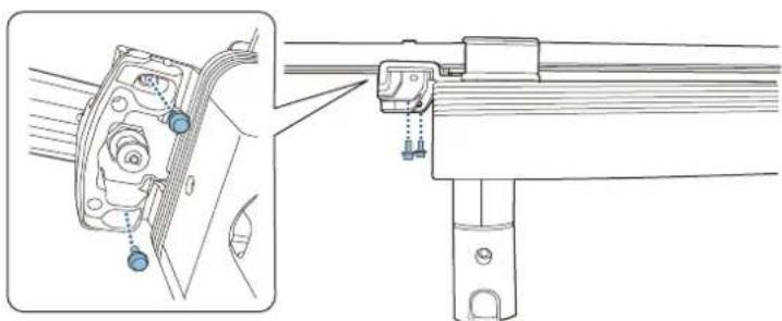 EPSON ELPMB54 - Attaching the Plate Unit to the Stopper Unit - 7