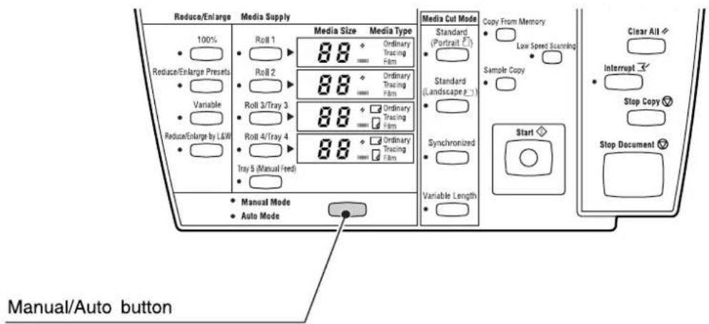 XEROX 6030 - Auto and Manual Copying Modes - 1