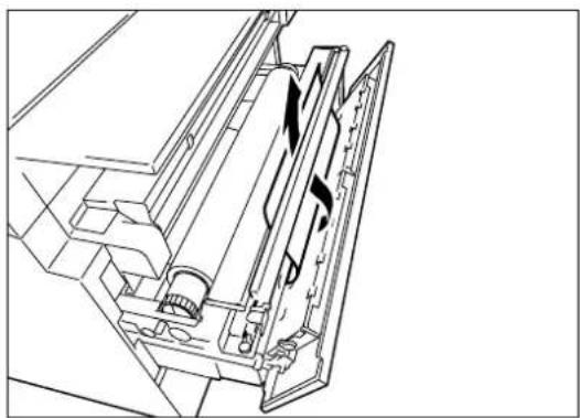 XEROX 6030 - Cutting the Rear Roll - 4