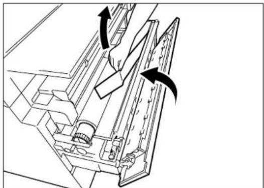 XEROX 6030 - Cutting the Rear Roll - 6
