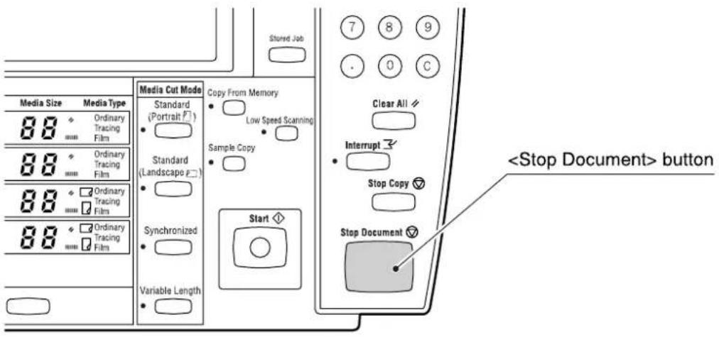 XEROX 6030 - Stopping Document Scanning - 1