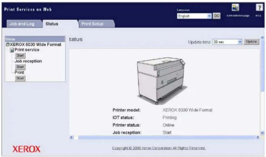XEROX 6030 - Print Services on Web - 1