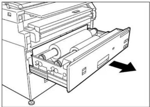 XEROX 6030 - Cutting the Front Roll - 1