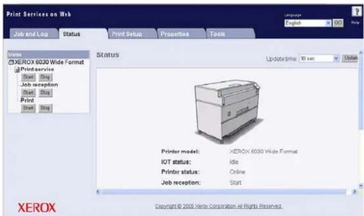 XEROX 6030 - Administrator Mode - 1