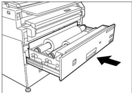 XEROX 6030 - Cutting the Rear Roll - 8