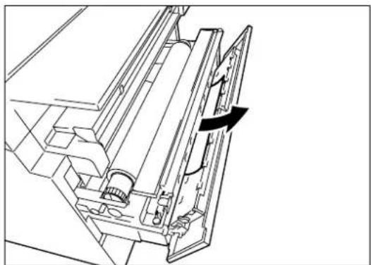 XEROX 6030 - Cutting the Rear Roll - 3