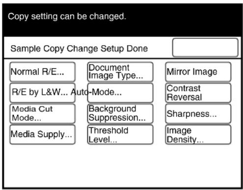 XEROX 6030 - When the [Change Setup] button is pressed - 1