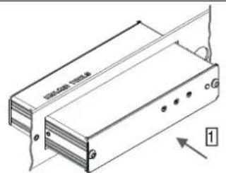 Kramer RK−4PT−B - Installing an Extrusion Type Device - 2