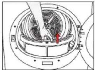 BEKO DH7312GAW - Cleaning Lint Filter / Loading Door Inner Surface - 4
