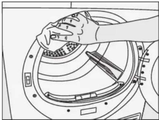 BEKO DH7312GAW - Cleaning Lint Filter / Loading Door Inner Surface - 10