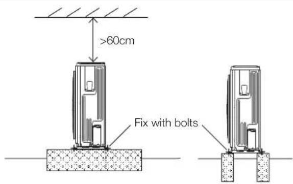 >60cm Fix with bolts