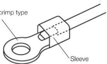 crimp type Sleeve
