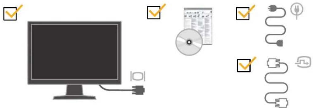 Diagram illustrating computer setup with monitor, CD, and various electrical connectors and switches