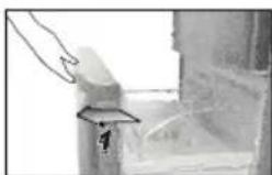 PANASONIC NR-BW465V - Removing the top and bottom freezer case for cleaning. - 1