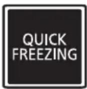 PANASONIC NR-BW465V - How to operate the "QUICK FREEZING" mode - 1
