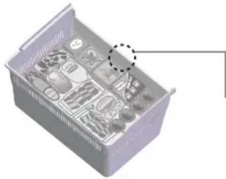 PANASONIC NR-BW465V - Food storage in the freezer compartment - 1