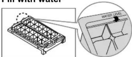 Pill with water WATER LEVEL