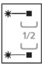 PANASONIC NP-B6M2FTNZ - 6.) ^1/2 Half Load Touch Button - 1