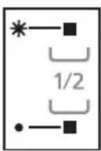 PANASONIC NP-B6M2FTNZ - 6.) ^1/2 Half Load Touch Button - 2