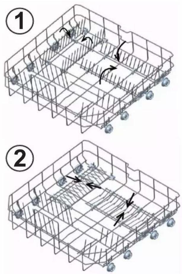 PANASONIC NP-B6M2FTNZ - Lower basket Folding racks - 1