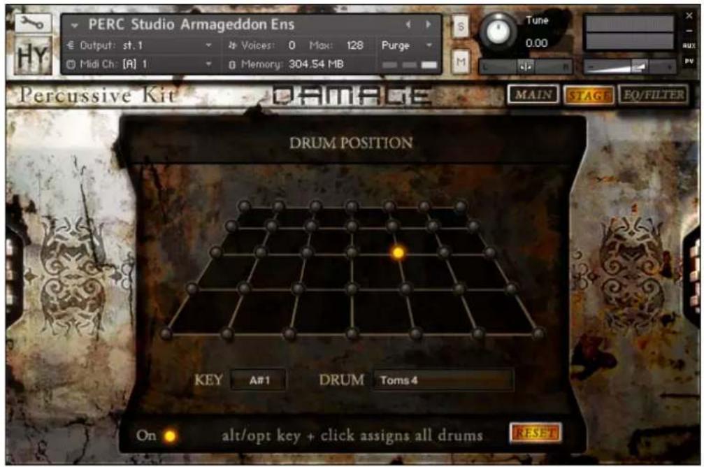 NATIVE INSTRUMENTS Damage - Round Robin Kits w/ Mixer – Stage Page - 1