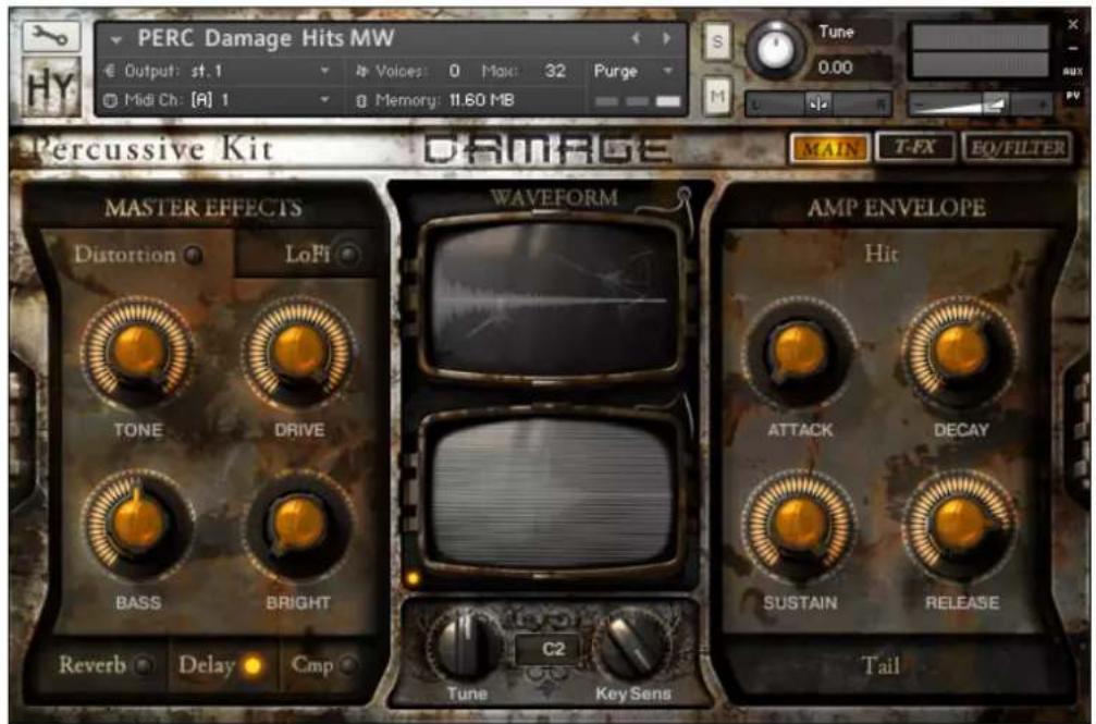 NATIVE INSTRUMENTS Damage - Damage Hits - 1