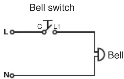 Bell switch L○─C ──L1 │ └─Bee │ └─N○