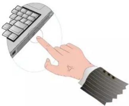 Averatec 3150HD - Inserting a CD/DVD - 1