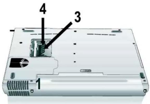 Averatec 3150HW - Inserting a Memory Card - 1