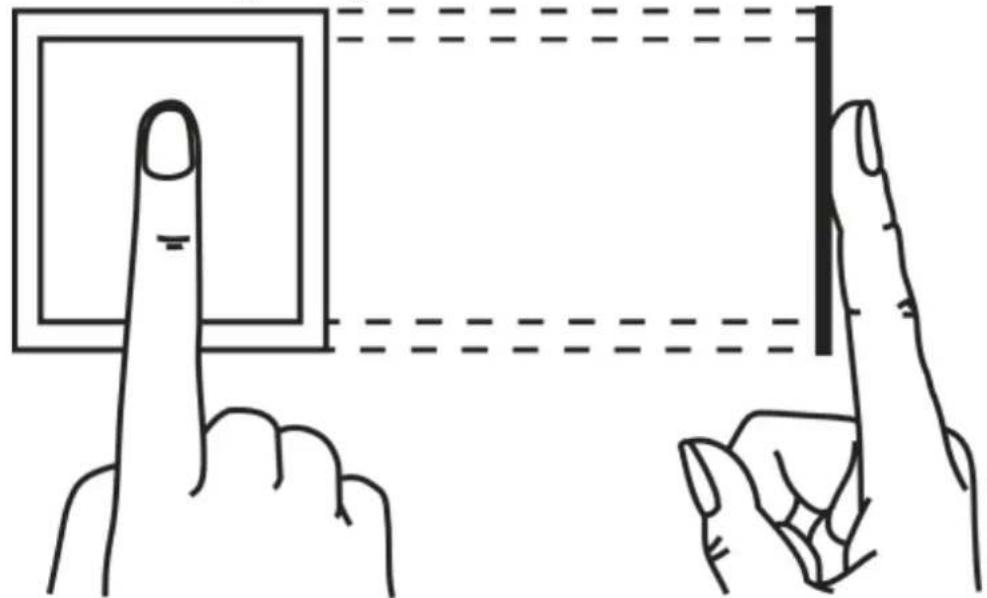Dahua Technology ASA1222EL - How to Press Your Fingerprint on the Scanner - 1