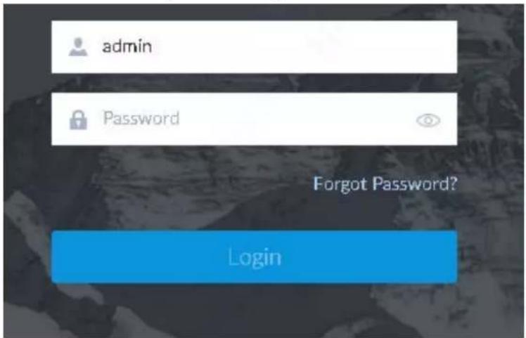 admin Password Forgot Password? Login