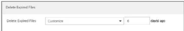 Delete Expired Files Delete Expired Files Customize 6 day/so ago