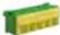 HAGER FWQ34P1 - Protection class IP44, impact protection IK09 - 4