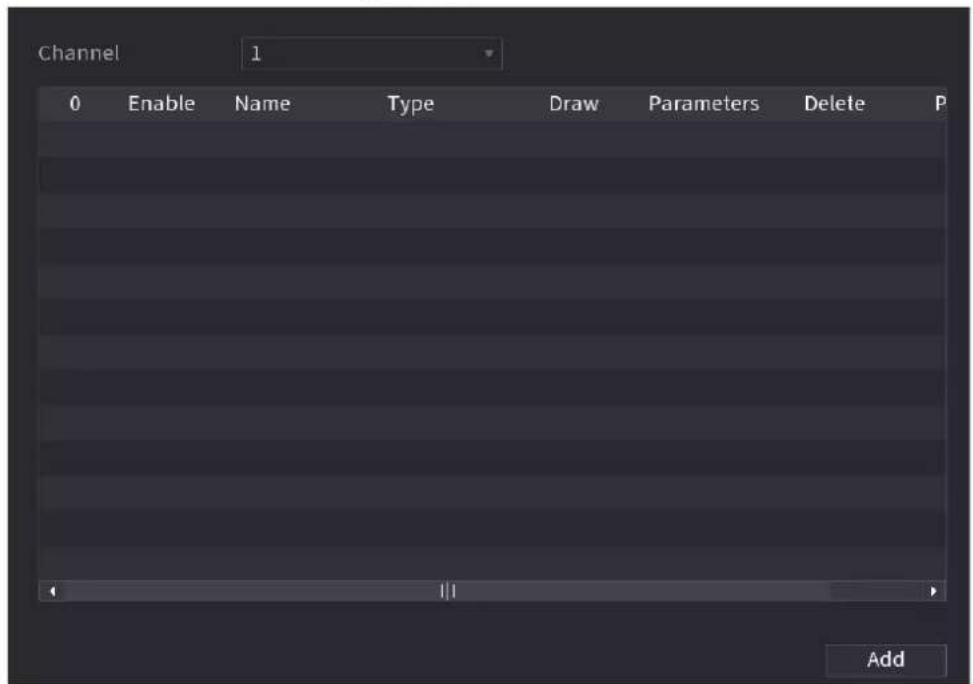 Channel 1 0 Enable Name Type Draw Parameters Delete P Add