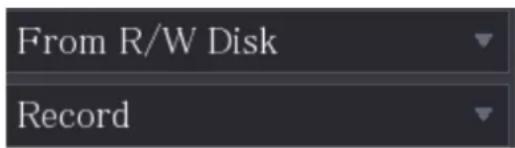 From R/W Disk Record