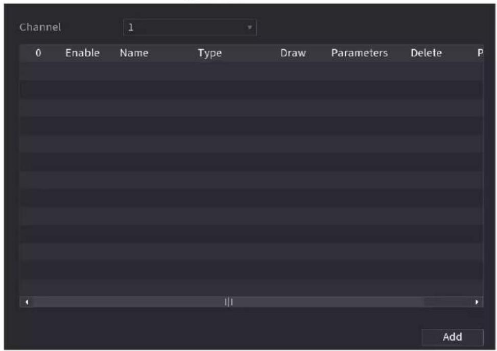 Channel 1 0 Enable Name Type Draw Parameters Delete P Add