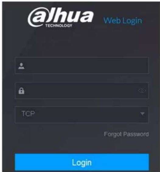 @Jhua TECHNOLOGY Web Login TCP Forgot Password Login