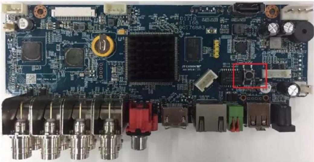Dahua Technology XVR4216/32AN-X - Using Reset Button on the Mainboard - 2
