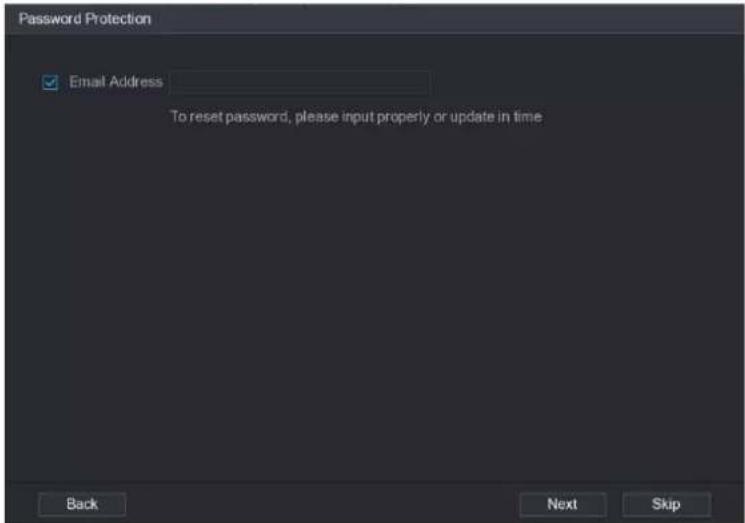 Password Protection Email Address To reset password, please input properly or update in time Back Next Skip
