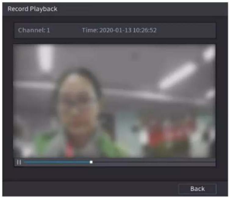 Record Playback Channel: 1 Time: 2020-01-13 10:26:52 Back