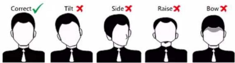 Correct ✓ Tilt ✗ Side ✗ Raise ✗ Bow ✗