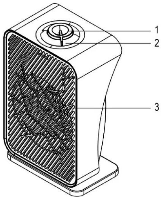 Omega Altise OAFH2000W - GENERAL HEATER PARTS - 1