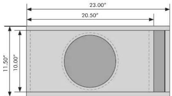 23.00" 20.50" 11.50" 10.00"