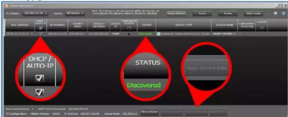BSS Audio Soundweb Contrio Server - To connect using a self-assigned IP address: - 3