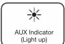 FOSTEX PM0.3BD - Selecting AUX input - 1